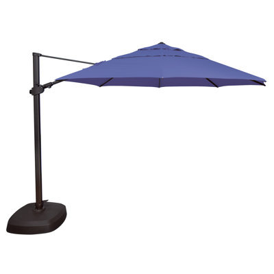 Aglaee 11' 6"" Cantilever Sunbrella Umbrella -  Arlmont & Co., 96D89CBF19C9464C9B6EC4F12EC0CD73