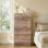 Grand meuble de rangement à 7 tiroirs avec structure robuste en bois