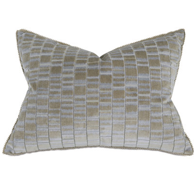 Breckenridge Geometric Cotton Blend Reversible Throw Pillow