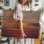 Reproduction d'art sur toile, "Sereine Sunset Sunset With A Gradient Sky Transitioning"-1373330341