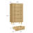 Fluted Dresser for Bedroom, Wooden Closet Clothes Storage Organizer for Living Room, Hallway-920766480