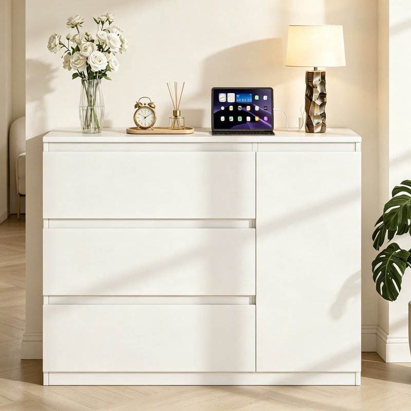 90 cm W Chest of 3 Drawers