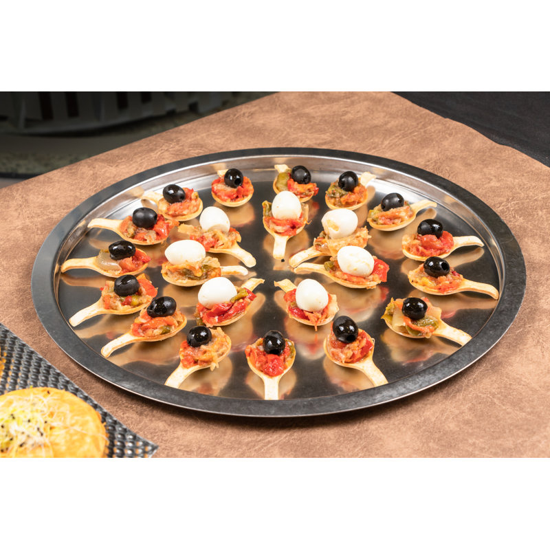 Stainless Steel Tray, 14" H x 14" W x 14" D