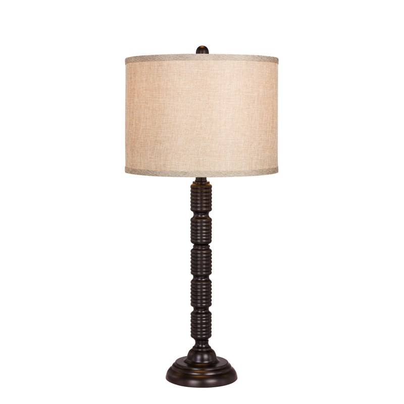 Sandhurst Metal Table Lamp, Beige, Oil Rubbed