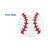 Baseball Patch 4 Piece Crib Bedding Set