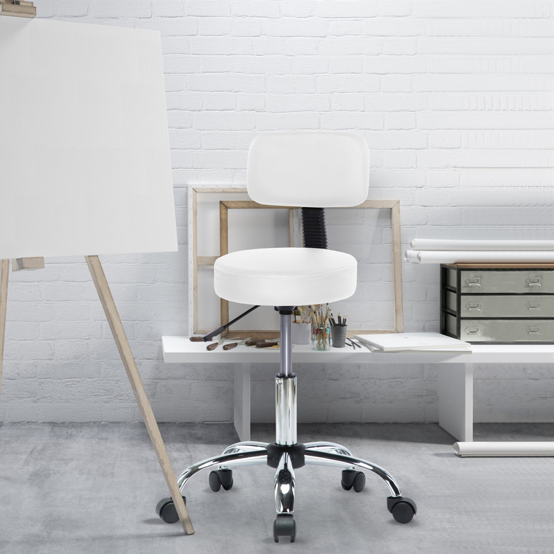 Ensemble de 4 tabourets à dessin, Blanc