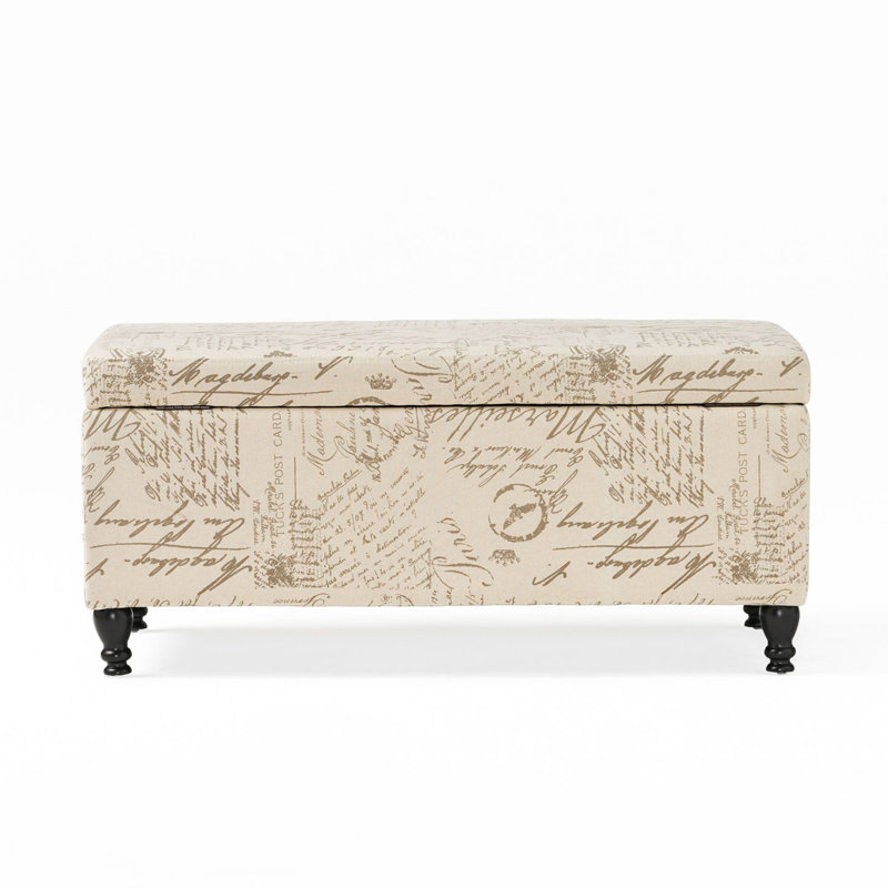 Alcina Fabric Upholstered Storage Bench