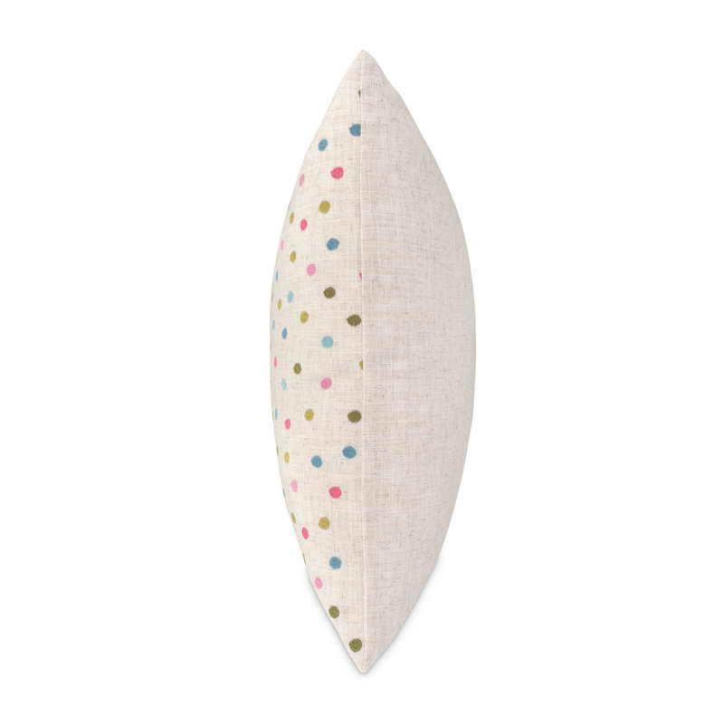 Boho Linen Square Pillow Cover & Insert