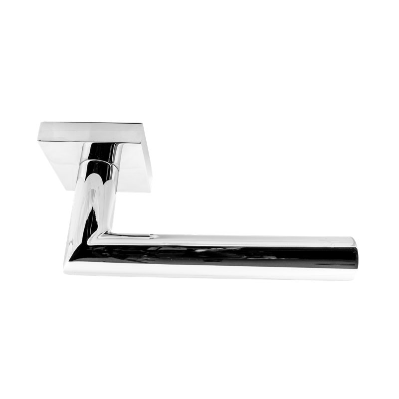 Single Dummy Door Lever, Polished Stainless Steel, Left
