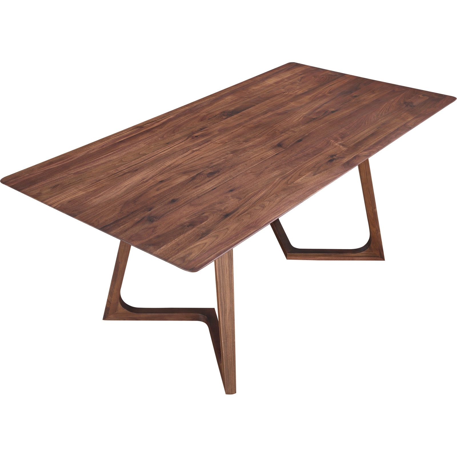 Fischer 71'' Ash Solid Wood Dining Table, Brown