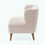 Fauteuil d'appoint Boucle avec dossier enveloppant