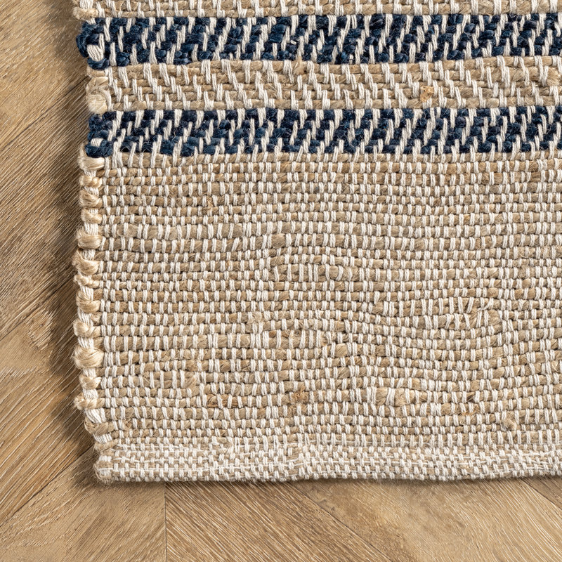  Tapis en jute rayé Meadow, Rectangle 9 pi x 12 pi
