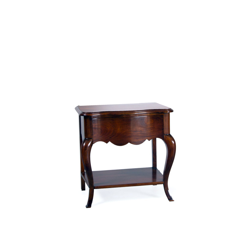 Keen Replicas 61cm W Solid Wood Bedside Table