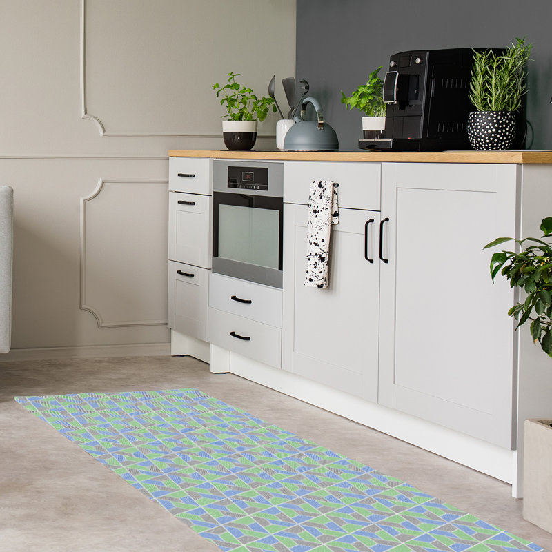 Chenille Geometric Indoor Rug, Runner 2'6" x 8'
