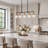 Loram 36.2" W 5-Light Dimmable Linear Pendant
