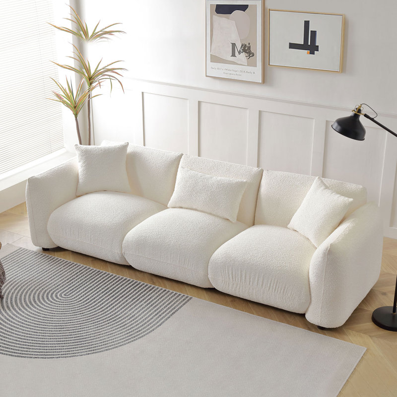 Canapé modulaire 102,36 po, Blanc