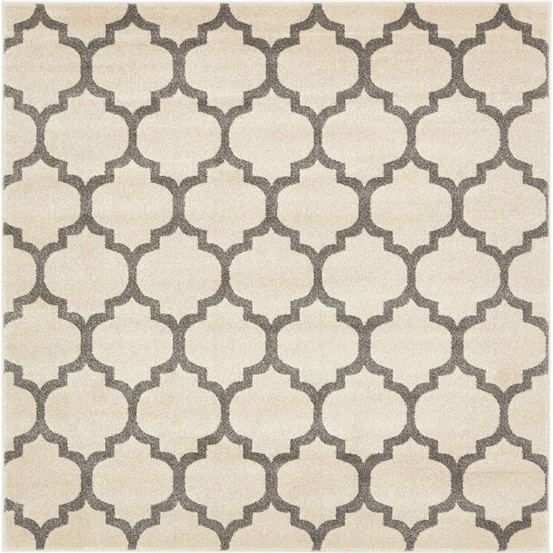 Molly Geometric Indoor Rug, Square 10'