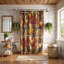 Rideau de douche standard 1 pièce Plaid Harvest-159147908