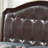 Elegant Cappuccino King Bed With Storage Options