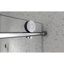 Porte de douche sans cadre 4876 avec fermeture en douceur, membrane Nano-Easy-Nettoyage et anti-déflagrant, poulies en acier inoxydable 304 de 70 mm-129482152