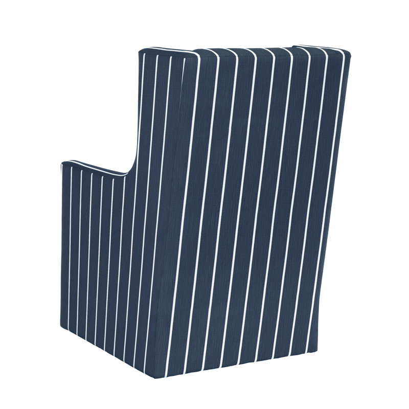 Noel Club Chair, Denim Cotton