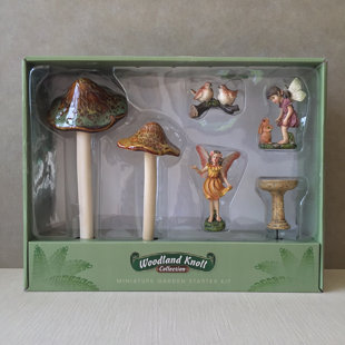 Ensemble 6 pièces champignon de fée