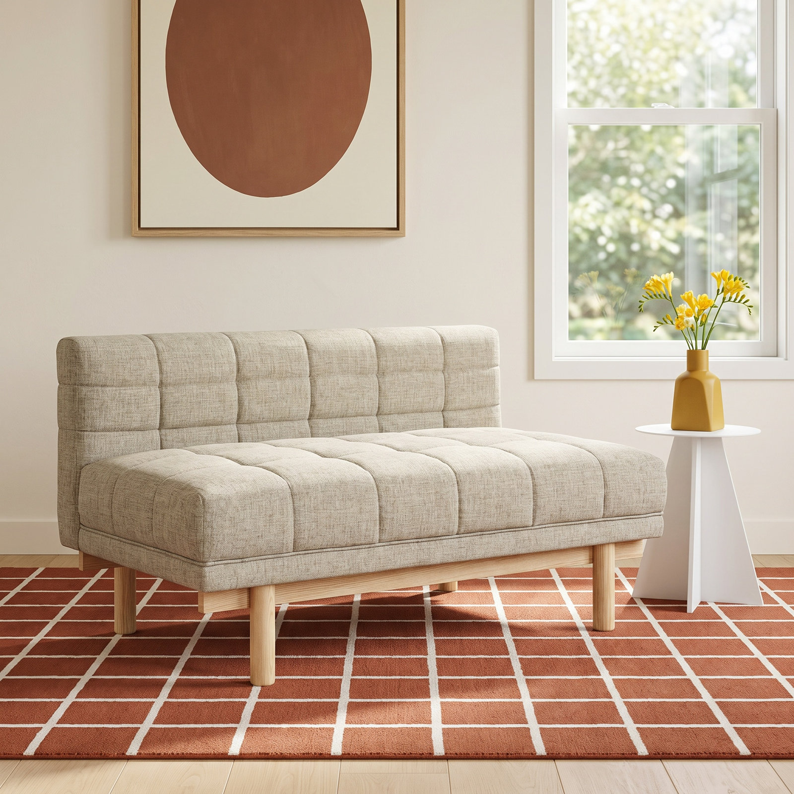 Mulholland Lounge Chair, Caledon Antler Performance Plainweave