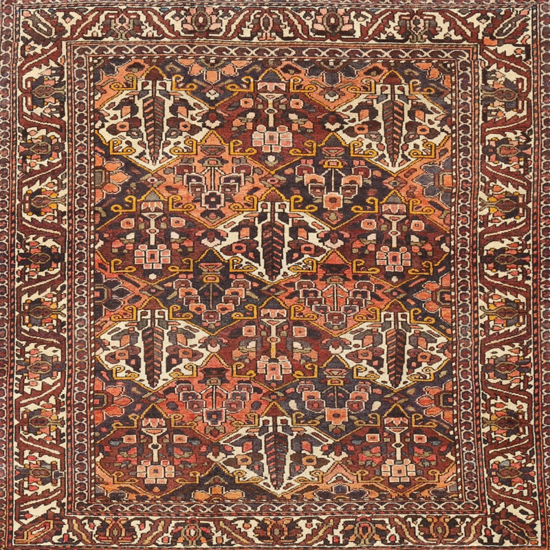 Oriental Indoor Rug, Round 5'