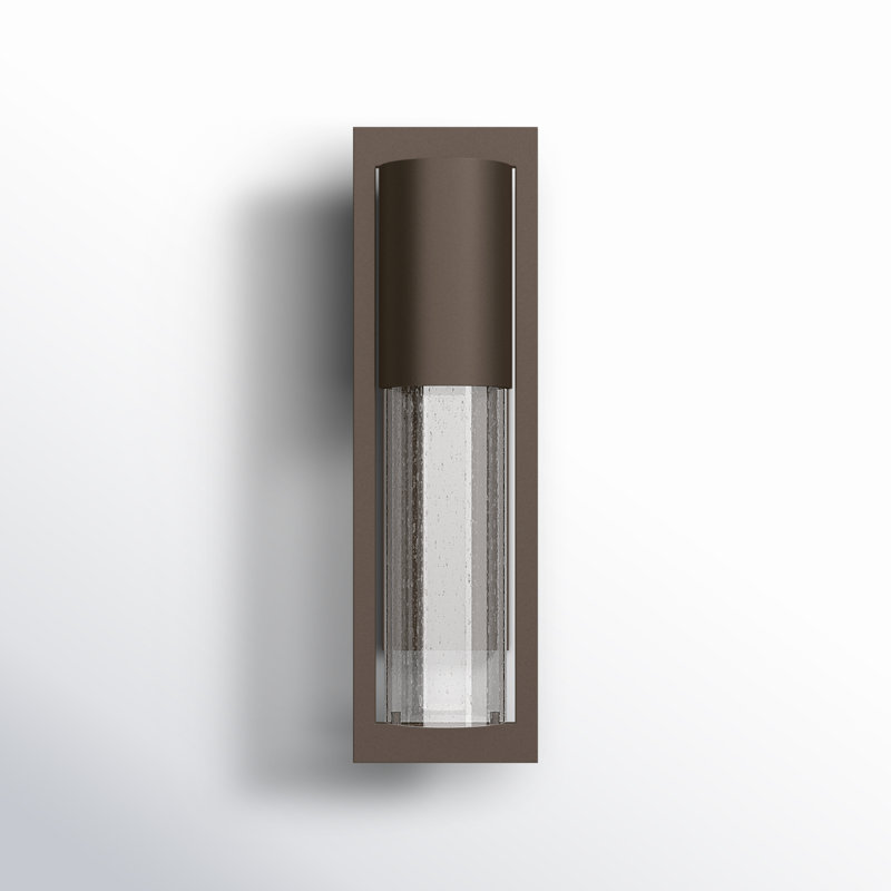 Dwell LED Outdoor Sconce, Buckeye Bronze, Incandescent, 15.5" H x 4.5" W x 4.75" D