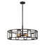 Lustre cylindrique unique à 5 lumières Alliona