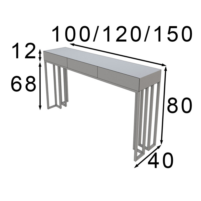 Imperium Console R13-100, 32" H x 40" W x 20" D