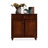 Walnut Solid Wood Shoe Storage Bench