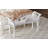Elegant Retro Style Bench With Turned Legs-1620739846