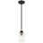 1 - Light Black and Gold Single Pendant Light