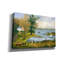 «Epic Graffiti« Early Fall On Nantucket Sound »par JL Munro, art mural sur toile, 26 po x 18 po
