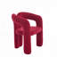 Chaise d'appoint / de salle à manger en tissu de velours de conception contemporaine, confortable et élégante pour les espaces de vie modernes-816654026