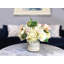 Peony and Hydrangea French Label Pot