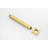 Brushed Gold Shower Head Bathroom - High Rainfall, Stainless Steel, Water Saving, Self-Cleaning Nozzle, All Standard Use Showering Gold, Fit-121077012