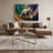 Dinosaur Triceratops Gray Canvas Wall Art-1961540208