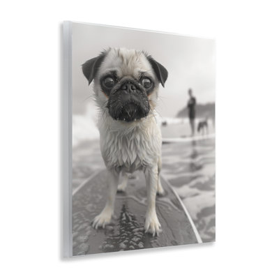 «Boogie Pug Surfing Wall Art» par Sophie 6