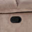 Ensemble de salon inclinable manuel 2 pièces en microsuède avec porte-gobelets-468913239