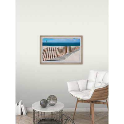 Beach Fence - Single Picture Frame Painting