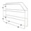Rev-A-Shelf 12" Bakeware Divider for Wall/Base Cabinets, Chrome, 597-12CR-2-1