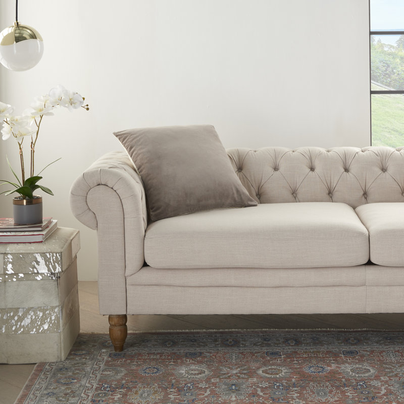 Housse de coussin carré et insert, 20 po X 20 po, Taupe, Carré