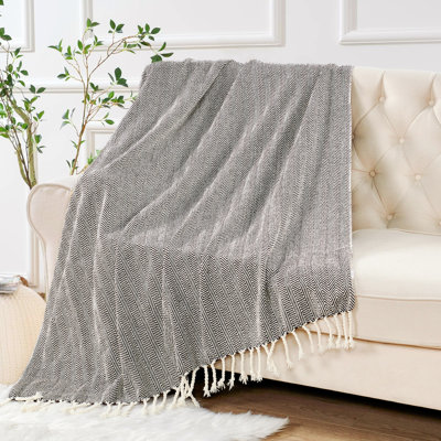 Knitted Throw Blanket