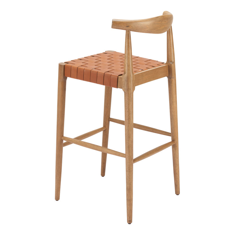 Tabouret de bar Bandani brun clair, Tabouret de bar (siège d'une hauteur de 29,9 po)