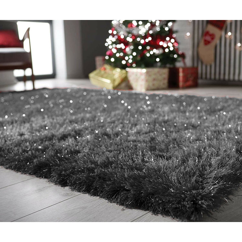 Fredi Solid Colour Area Rug, Rectangle 50 x 80cm