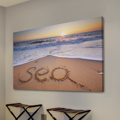 Sea Shore' Painting Print on Wrapped Canvas -  Marmont Hill, MH-BOUPHO-24-C-18