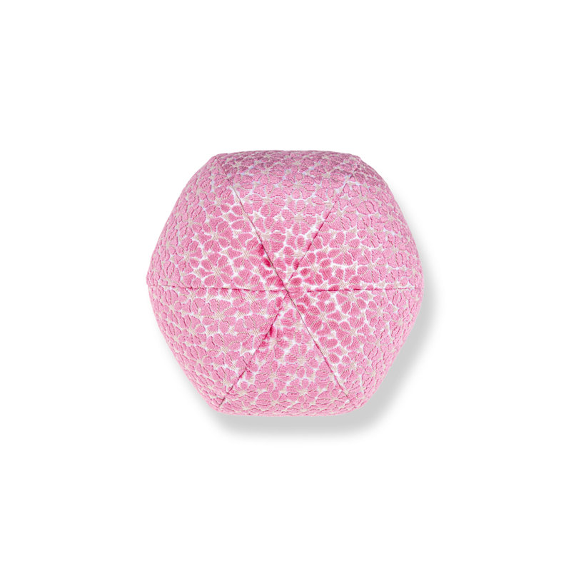 Circular Pillow Cover & Insert, Pink