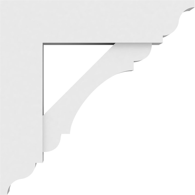 Support standard en uréthane de style olympique avec extrémités traditionnelles, brun clair apprêté